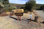 Reyes Creek Campground Sign