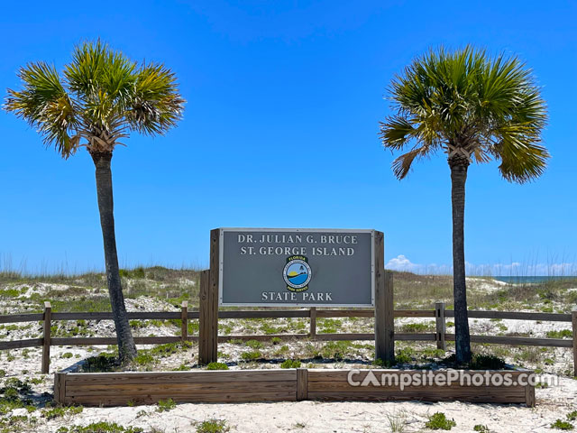 St. George Island Sign