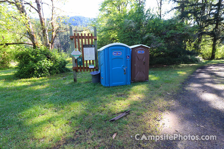 Fishermans Point Campground Vault Toliets