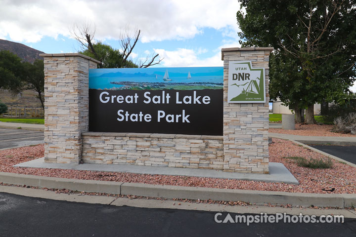 Great Salt Lake State Park Sign