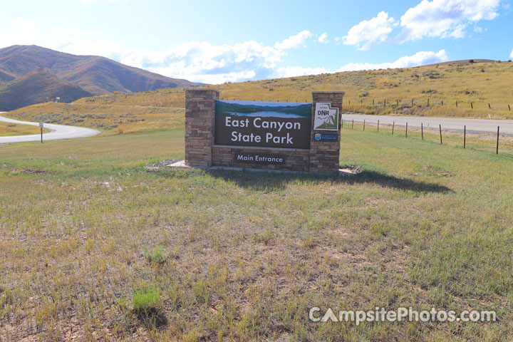 East Canyon State Park Sign