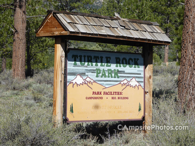 Turtle Rock Park Sign