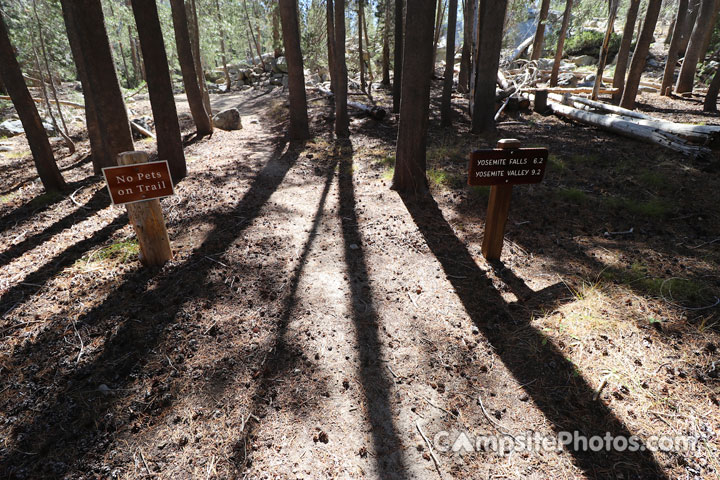 Yosemite Creek Campground Trailhead