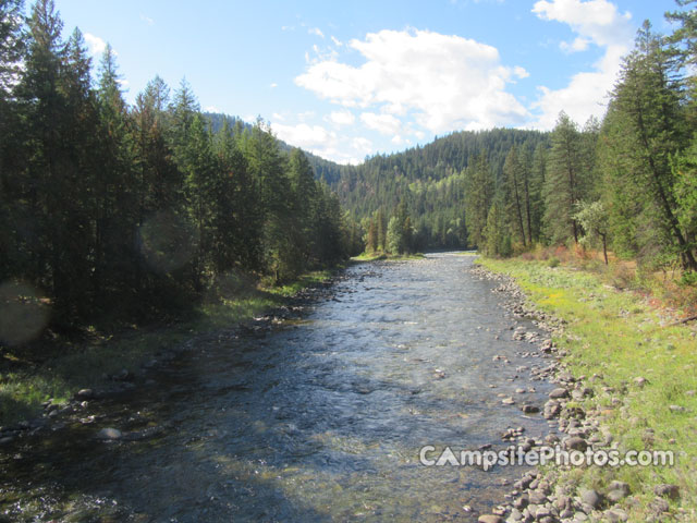 Yaak River Campground View