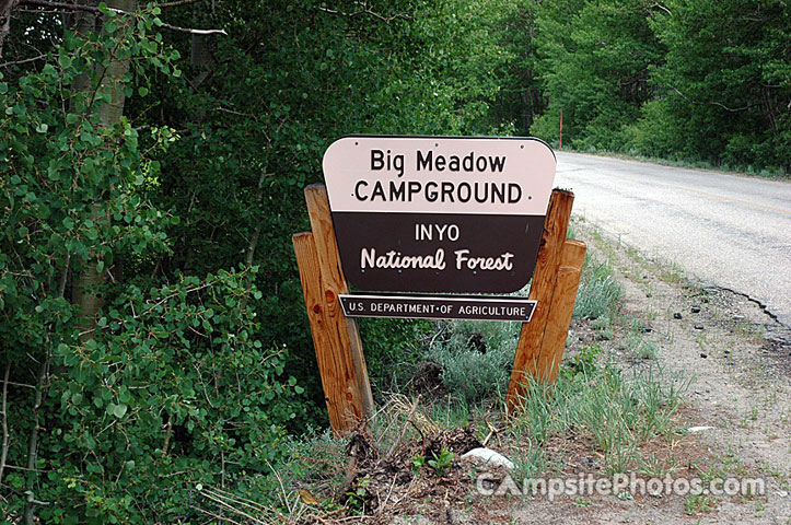 Big Meadow Sign