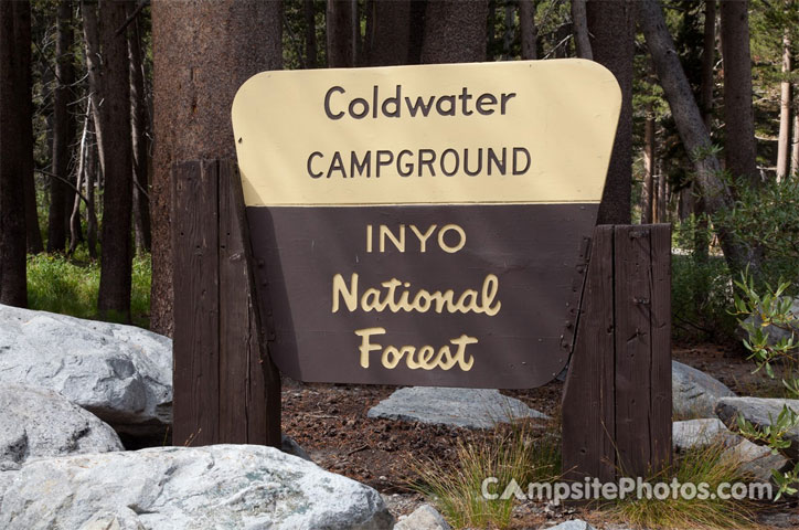 Coldwater Campground Sign