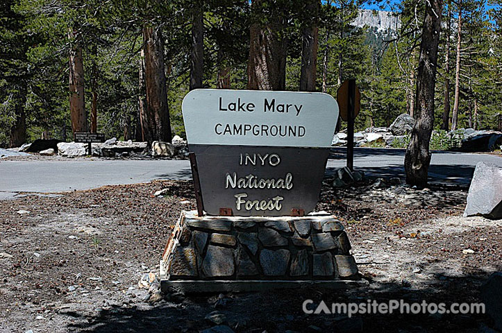 Lake Mary Campground Sign