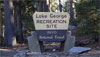 Lake George Campground Sign