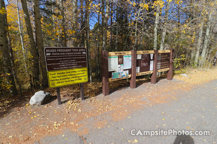 Gull Lake Campground Info Board