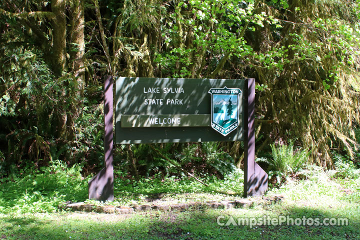 Lake Sylvia State Park Sign