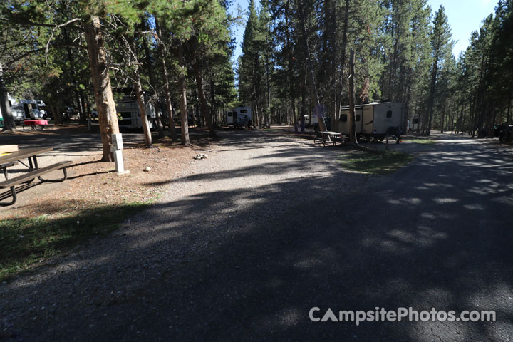 Colter Bay RV Park Hookup Site