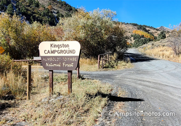 Kingston Campground Sign