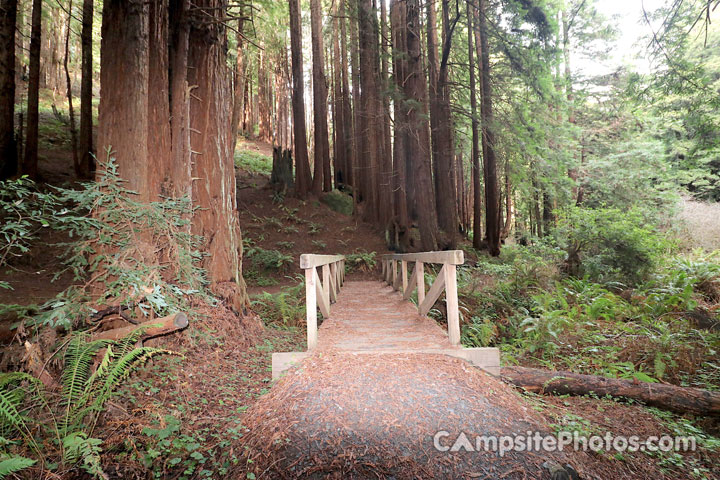 Pomo Canyon Campground Bridge