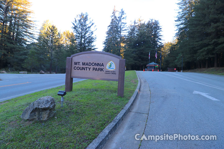 Mt. Madonna County Park Entrance