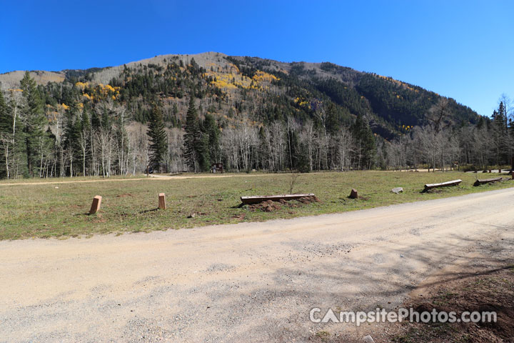 Snowslide Campground View