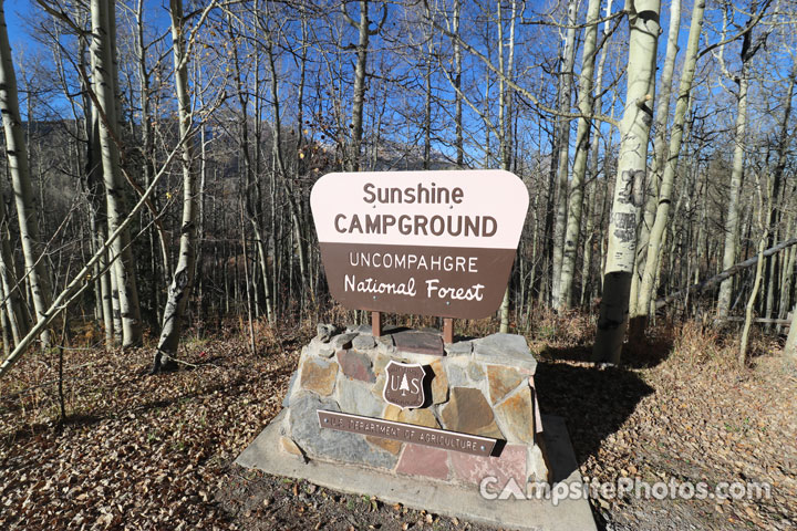 Sunshine Campground Sign