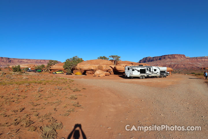 Hamburger Rock Campground View