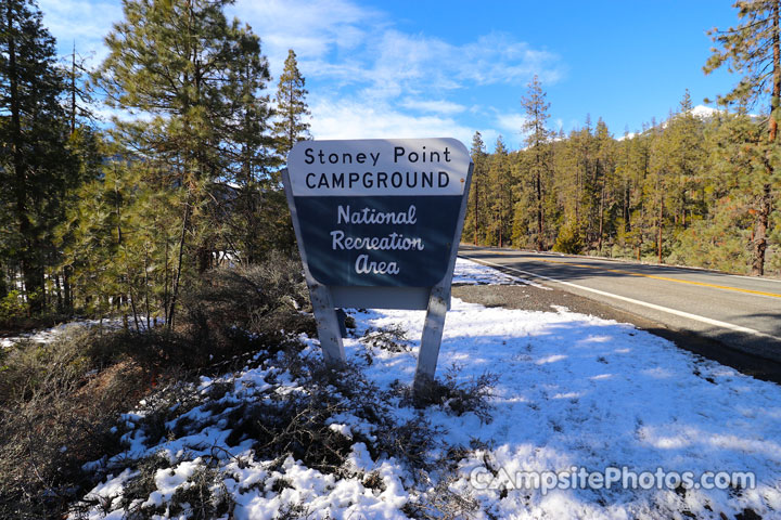 Stoney Point Campground Sign