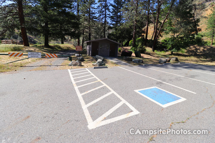 Pigeon Point Campground Group Restrooms & Parking