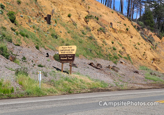 Pigeon Point Campground Sign