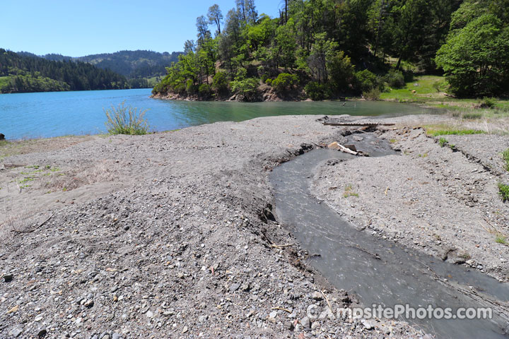 Bailey Canyon Campground Creek and Lake