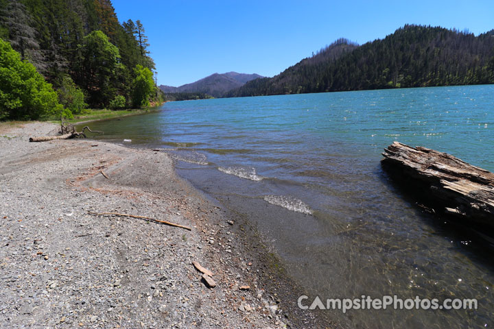 Bailey Canyon Campground Ruth Lake View