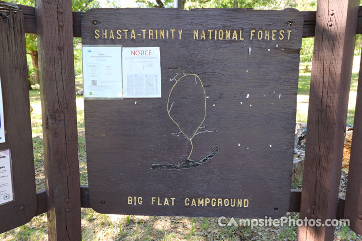 Big Flat Campground Sign