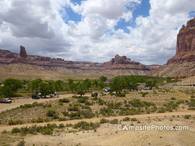 Swinging Bridge Campground View