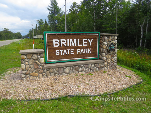 Brimley State Park Sign