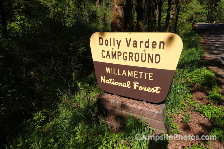 Dolly Varden Campground Sign