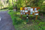 Dolly Varden Campground Info Board and Vault Toilet