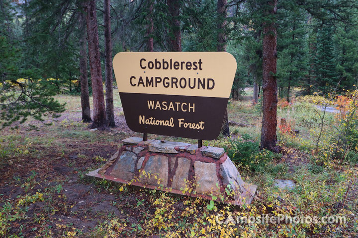 Cobblerest Campground Sign