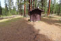 Riverside Campground Deschutes NF Vault Toilet