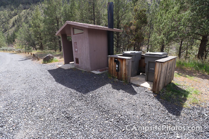 Castle Rock Campground Vault Toilets