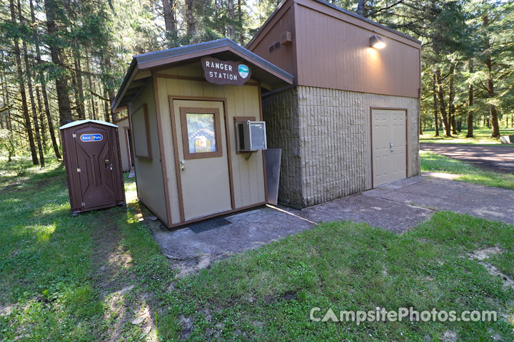 Cascara Campground Ranger Station