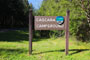 Cascara Campground Sign