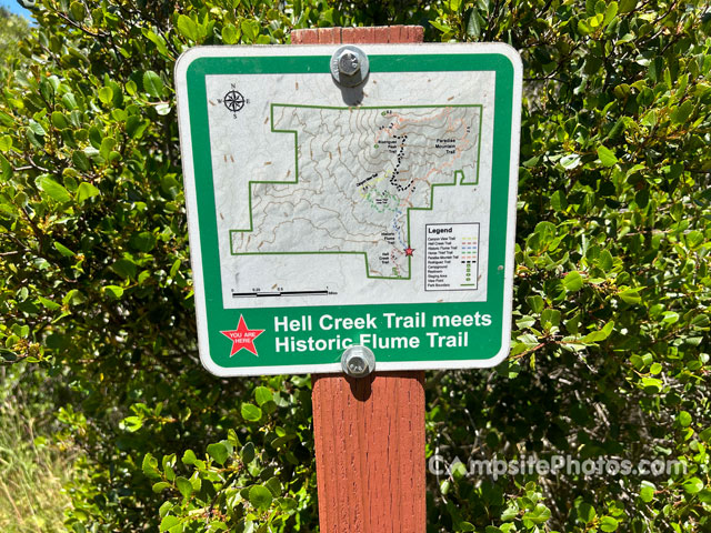 Hellhole Canyon County Preserve Trail Map