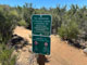 Hellhole Canyon County Preserve Group Campground Sign