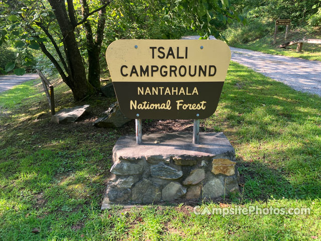 Tsali Campground Sign