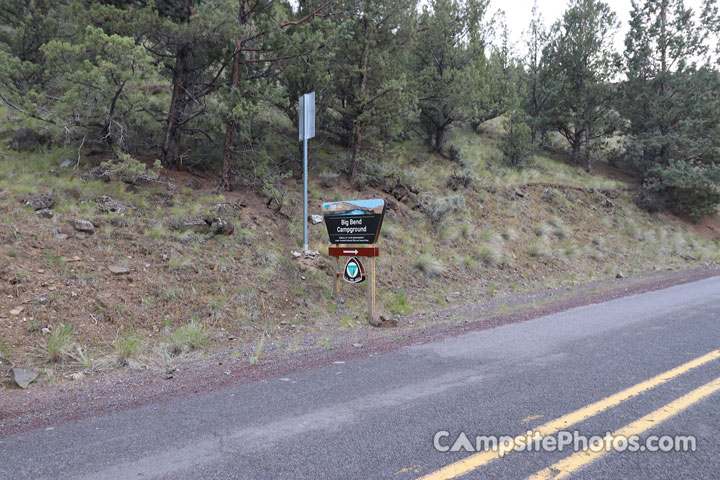 Big Bend Campground Sign