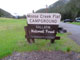 Moose Creek Flat Campground Sign