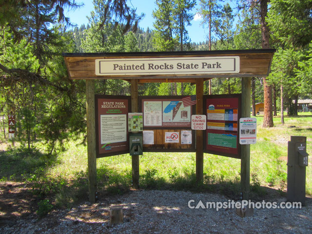 Painted Rocks State Park Sign