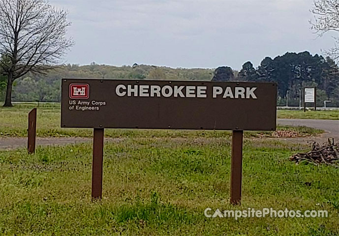 Cherokee Park Sign