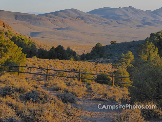 Hickison Petroglyphs Rec Area Campground Scenery