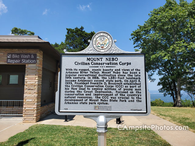 Mt. Nebo State Park Plaque