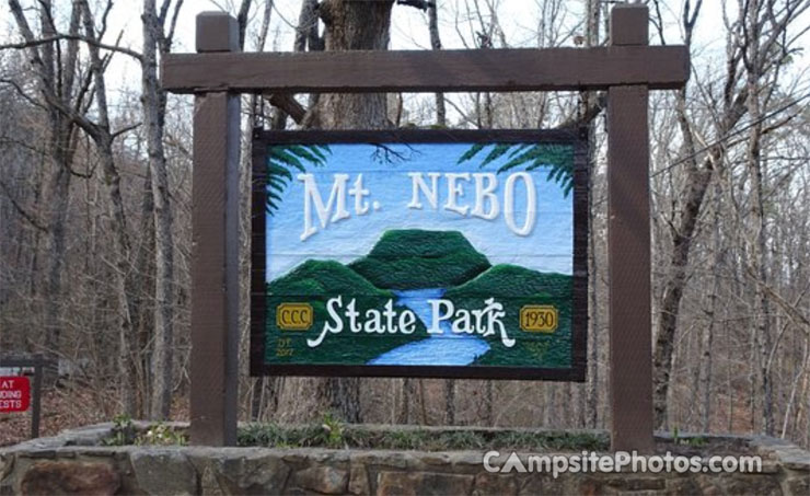 Mt. Nebo State Park Sign