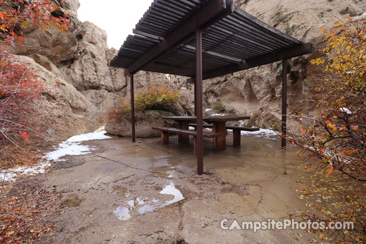 Honeycomb Rocks Campground 007 Table Area