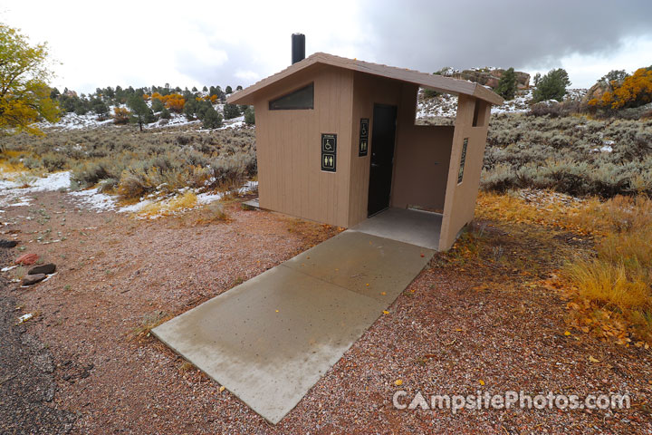 Honeycomb Rocks Campground Vault Toilet