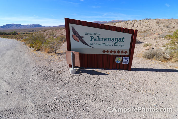 Pahranagat National Wildlife Refuge Sign