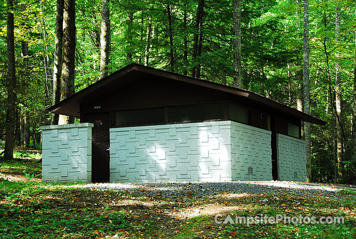 Cosby Group Campground Bathroom